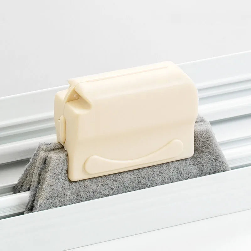 Groove cleaning brush Creative Window  Cloth Window Cleaning Brush Windows Slot Cleaner Brush Clean Window Slot Clean Tool