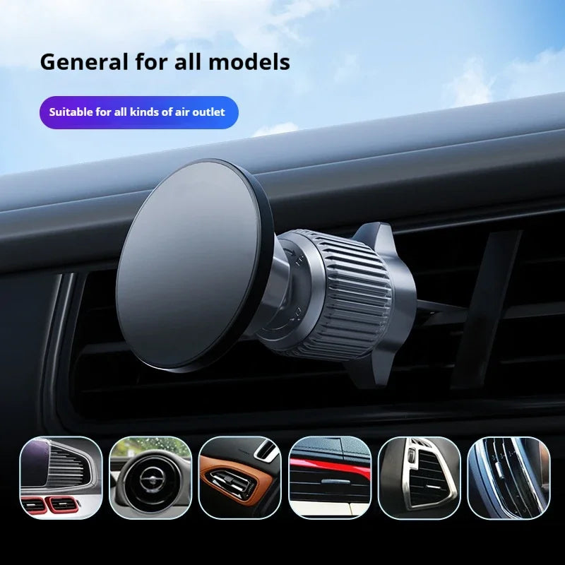 Magnetic Car Phone Holder Strong Magnetic Vent Mount Navigation Universal Clip-On Mobile Phone Stand Car mobile phone holder