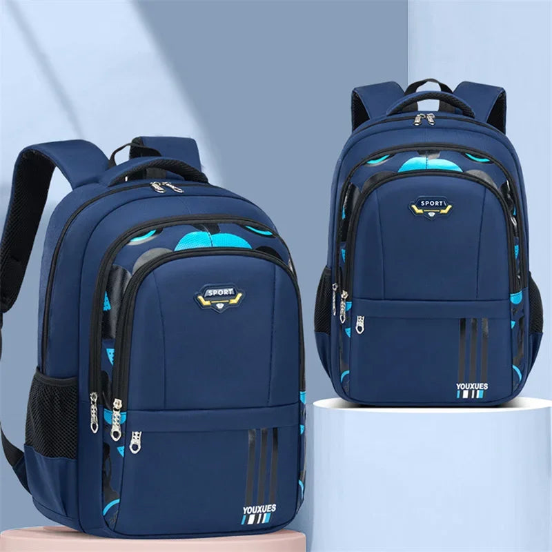Useful Kids Backpack In Primary Schoolbag For Teenager Boys Waterproof Backpacks Book Bag