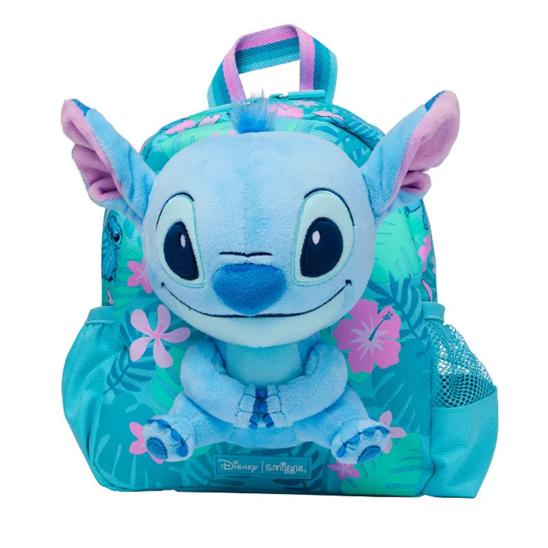 Blue Smiggle Disney backpack and accessories