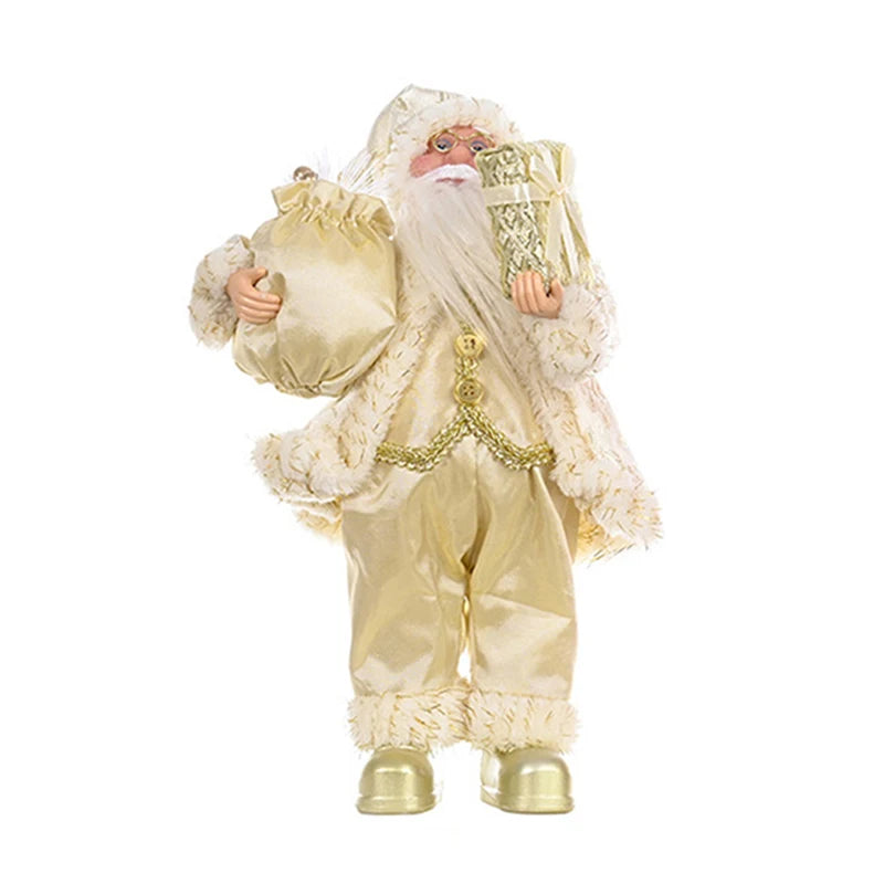 Merry Christmas Decorations For Home Santa Claus Chef Doll Christmas Tree Ornaments Navidad Natal Gifts New Year Plush Figurines