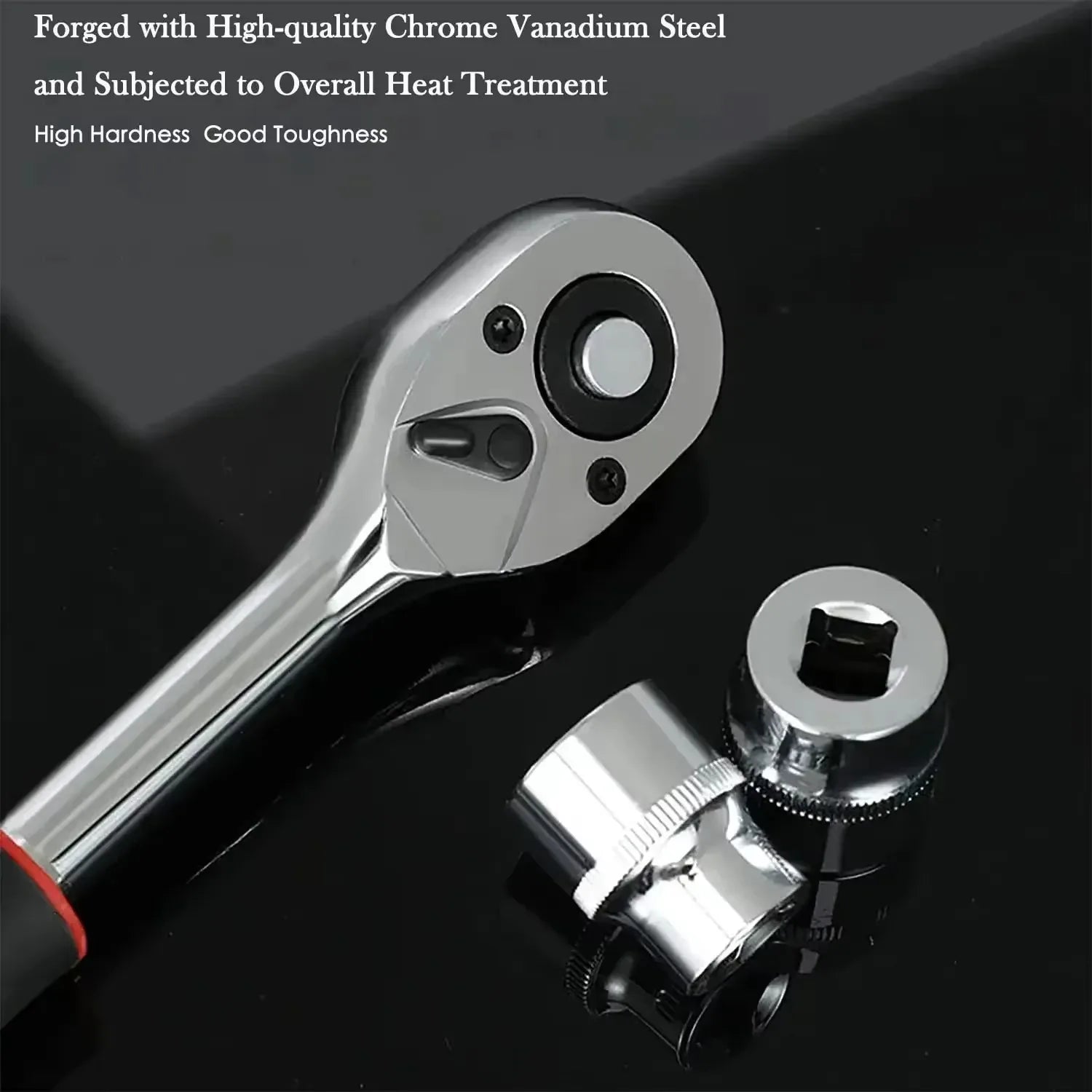 New Upgrade Wrench Socket Set 12PCS Hardware Tool Kit for Car Boat Motorcycle Bicycle Repairing Maintenance