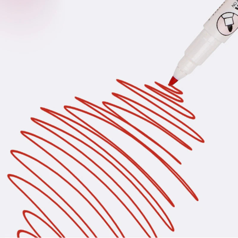 1 Set School Classroom Supplies Magnetic Erasable Whiteboard Pens Markers Dry Eraser Pages Children's Drawing Pen Board Markers