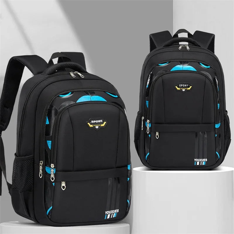 Useful Kids Backpack In Primary Schoolbag For Teenager Boys Waterproof Backpacks Book Bag