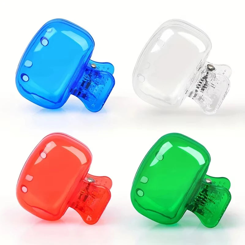 2pcs Travel Toothbrush Head Covers Portable Toothbrush Protector Cap Travel Essential Toothbrush Plastic Clip Travel Organizer