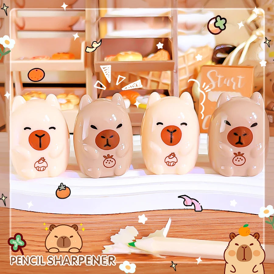 back to school useful Aesthetic school supplies cute capybara things to school accessories pencil sharpener teacher supplies