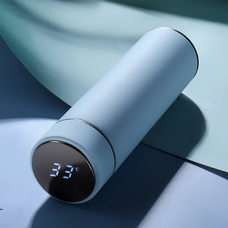 500ML Temperature Display Thermos Cup Stainless Steel Divided Thermos Bottle Outdoor Vacuum Insulated Cup