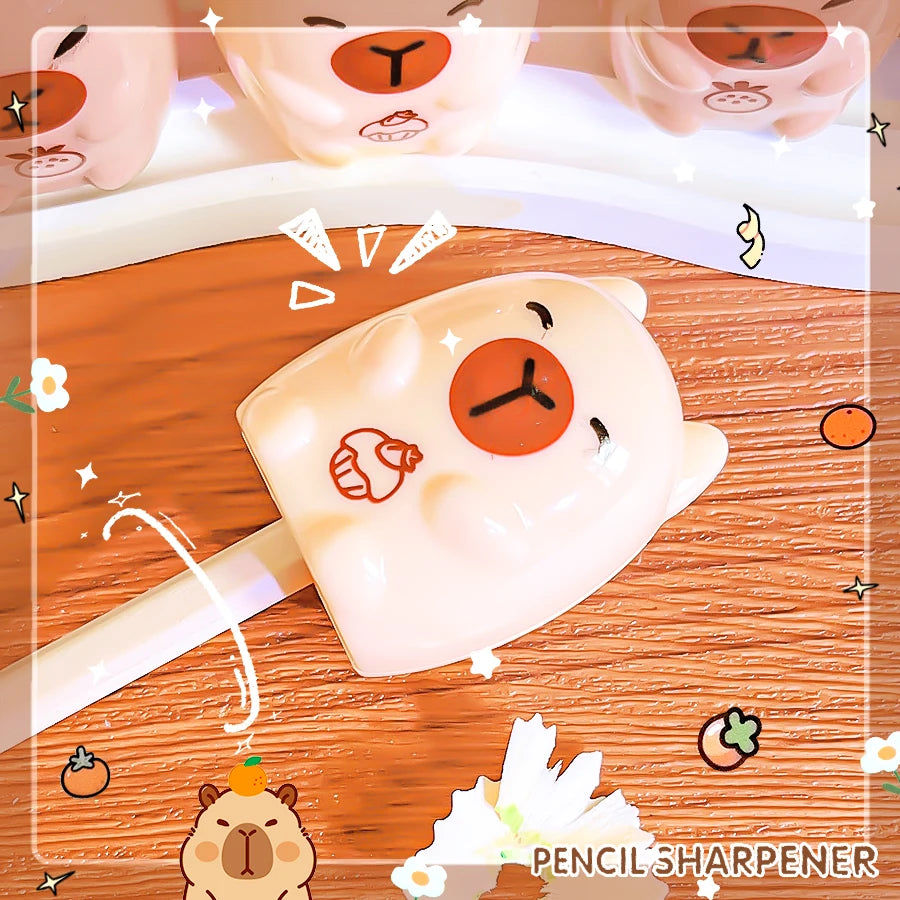 back to school useful Aesthetic school supplies cute capybara things to school accessories pencil sharpener teacher supplies