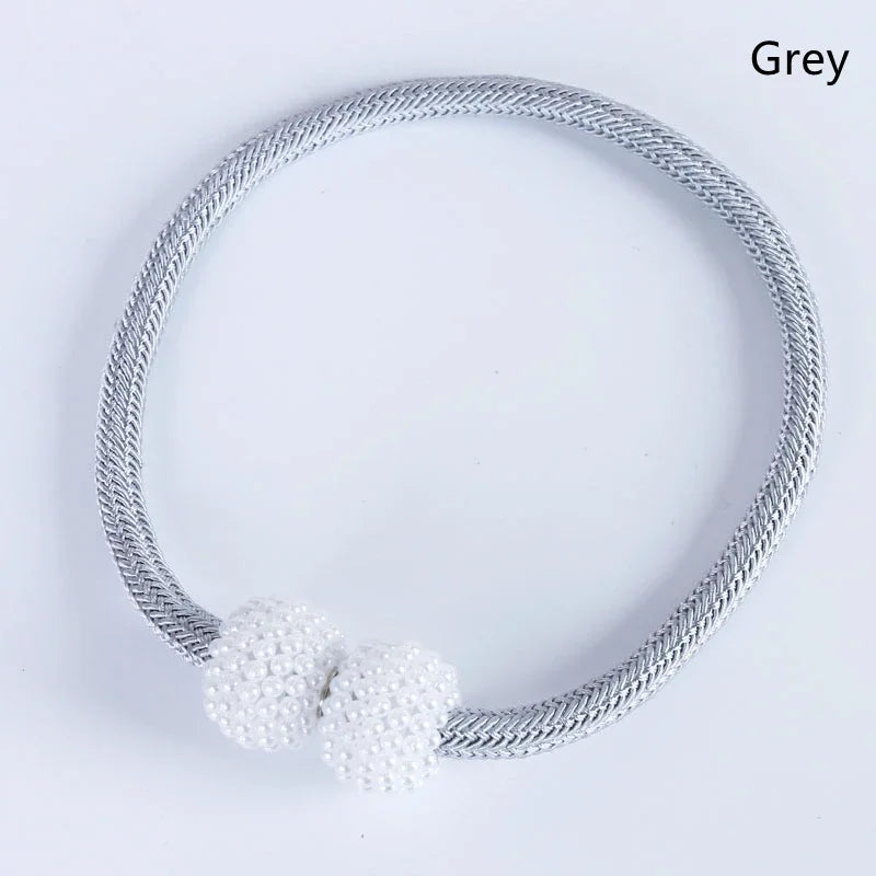 1/2PCS Pearl Magnetic Curtain Clip Curtain Holders Tie Back Buckle Clips Hanging Ball Buckle Tie Back Curtain Decor Accessories