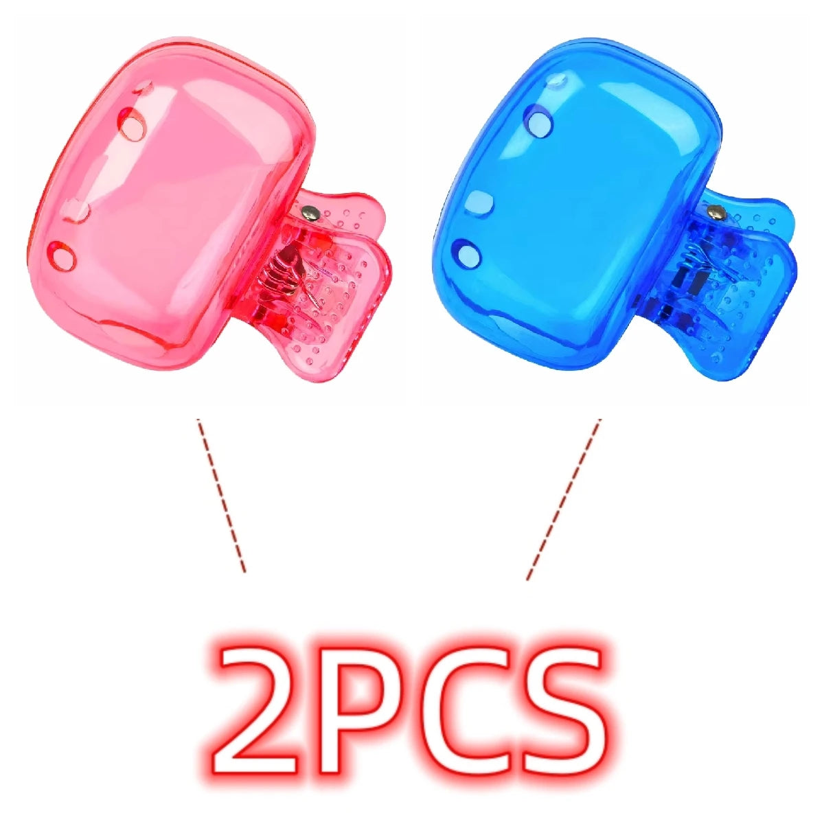 2pcs Travel Toothbrush Head Covers Portable Toothbrush Protector Cap Travel Essential Toothbrush Plastic Clip Travel Organizer