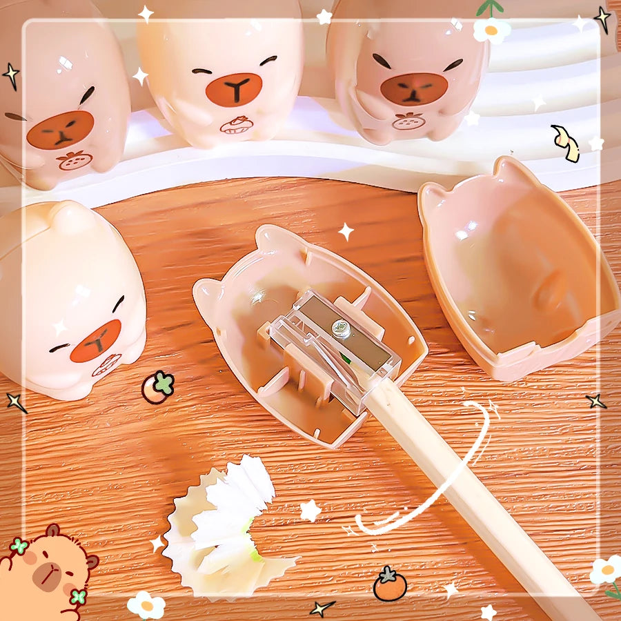 back to school useful Aesthetic school supplies cute capybara things to school accessories pencil sharpener teacher supplies