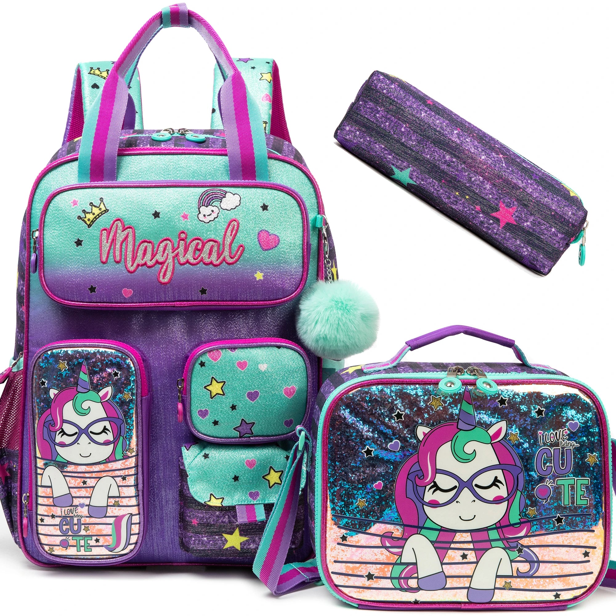 Magical school backpack for school