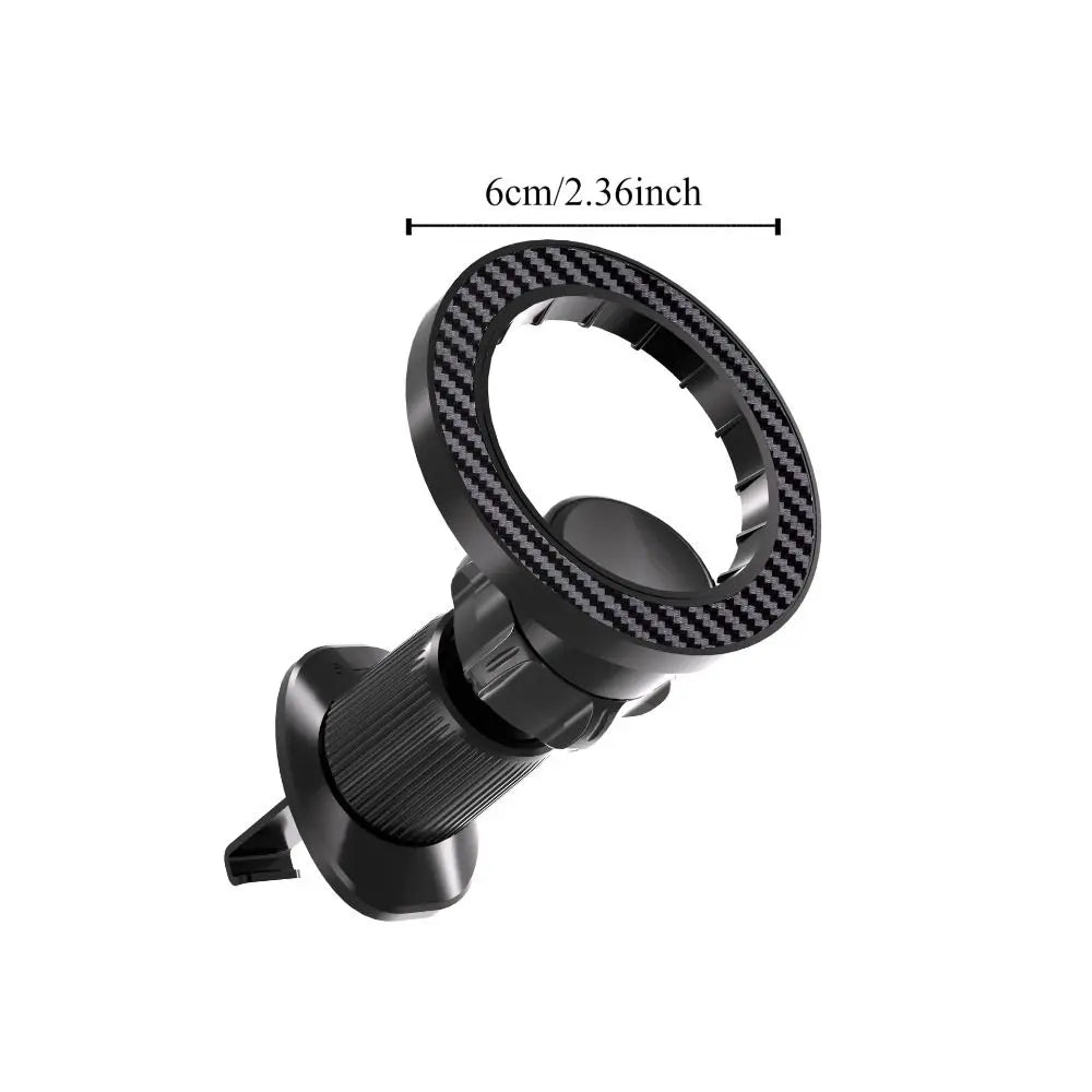Magnetic Base Phone Holder Stabilize Rotatable Air Vent Clip Mount Stand Universal Smooth Surface Car Mobile Phone Stand