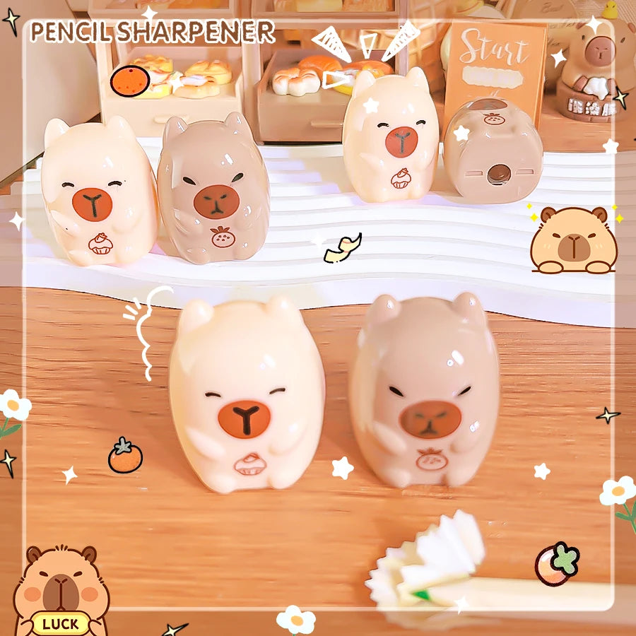 back to school useful Aesthetic school supplies cute capybara things to school accessories pencil sharpener teacher supplies