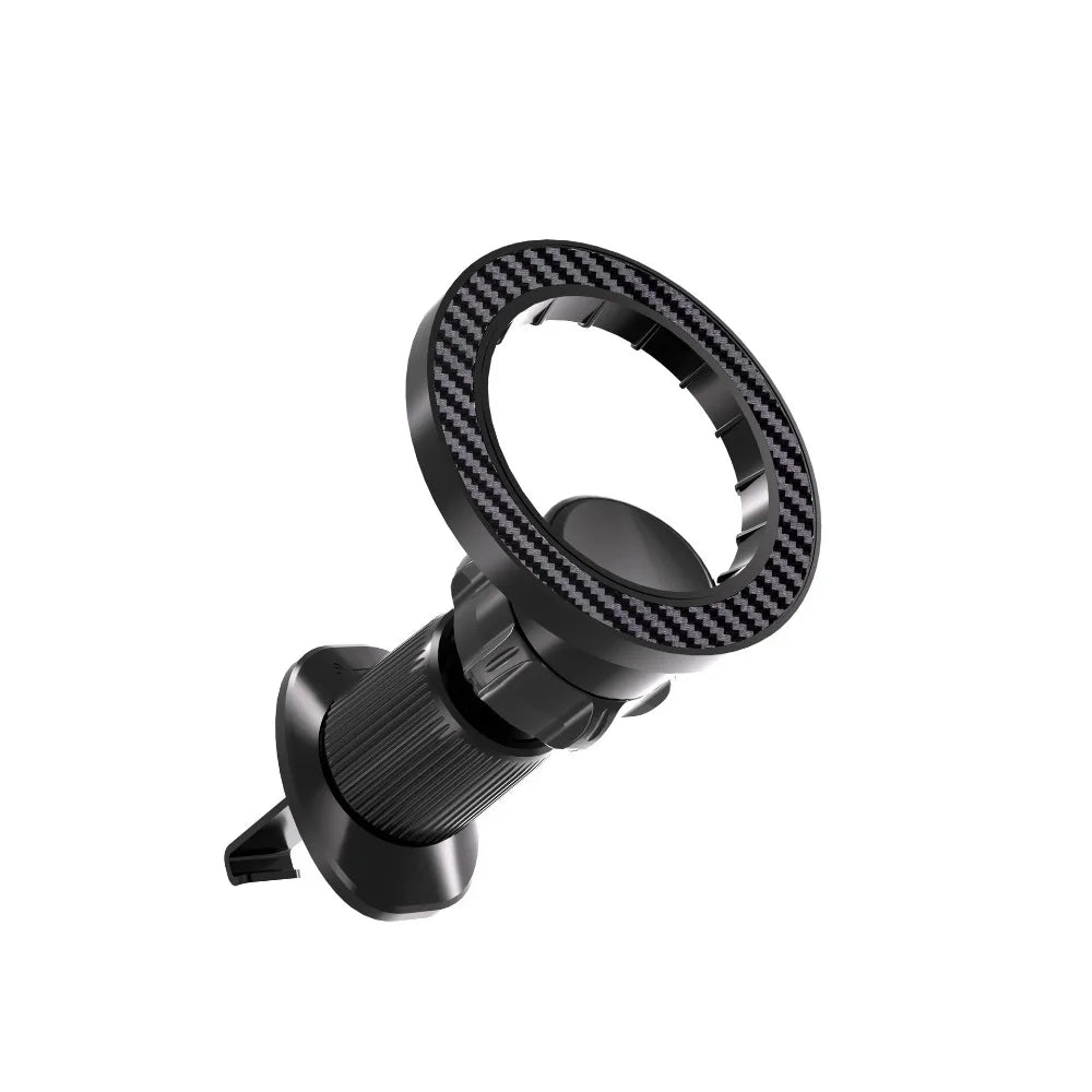 Magnetic Base Phone Holder Stabilize Rotatable Air Vent Clip Mount Stand Universal Smooth Surface Car Mobile Phone Stand