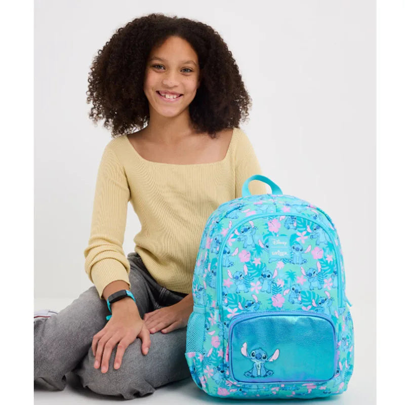 Blue Smiggle Disney backpack and accessories